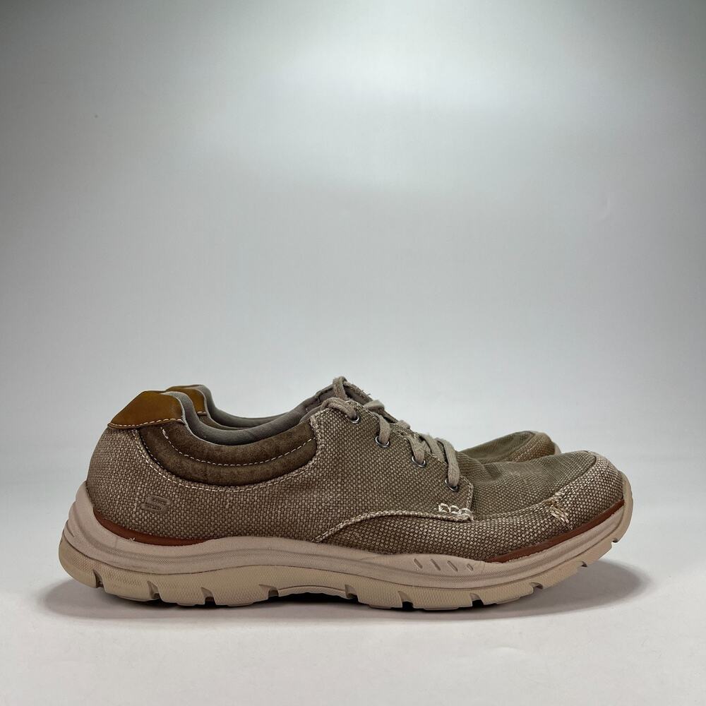 Skechers Expected Orman Khaki Oxfords Casual Walking Loafers 64695 Men's Size 11